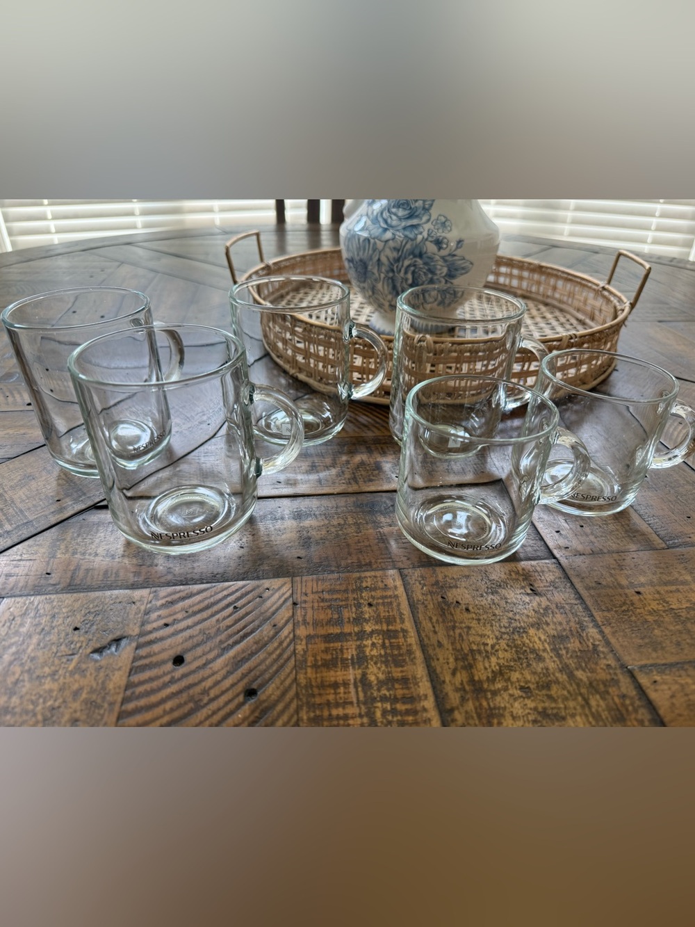 6 Nespresso glass cups